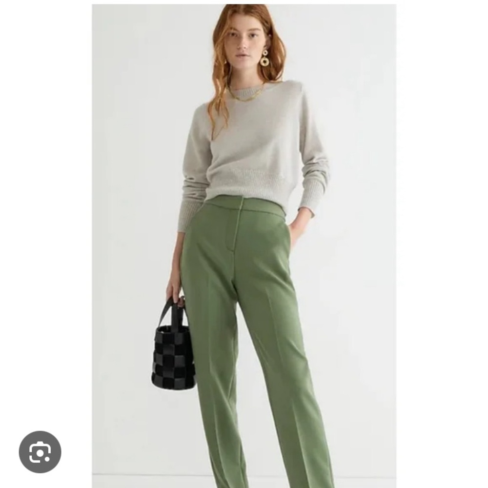 NWOT J. Crew Women's Kate Sage Green pants